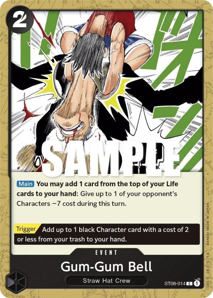 Gum-Gum Bell - ST08 Monkey.D.Luffy - Imagen 1