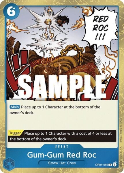 Gum-Gum Red Roc - OP04 Kingdoms of Intrigue