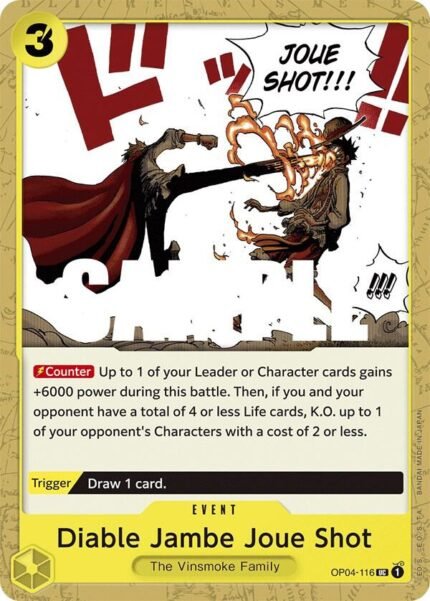 Diable Jambe Joue Shot - OP04 Kingdoms of Intrigue