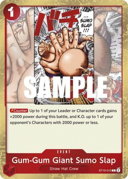Gum-Gum Giant Sumo Slap - ST10 The Three Captains
