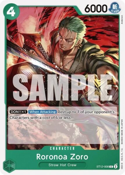 Roronoa Zoro - ST12 Zoro and Sanji