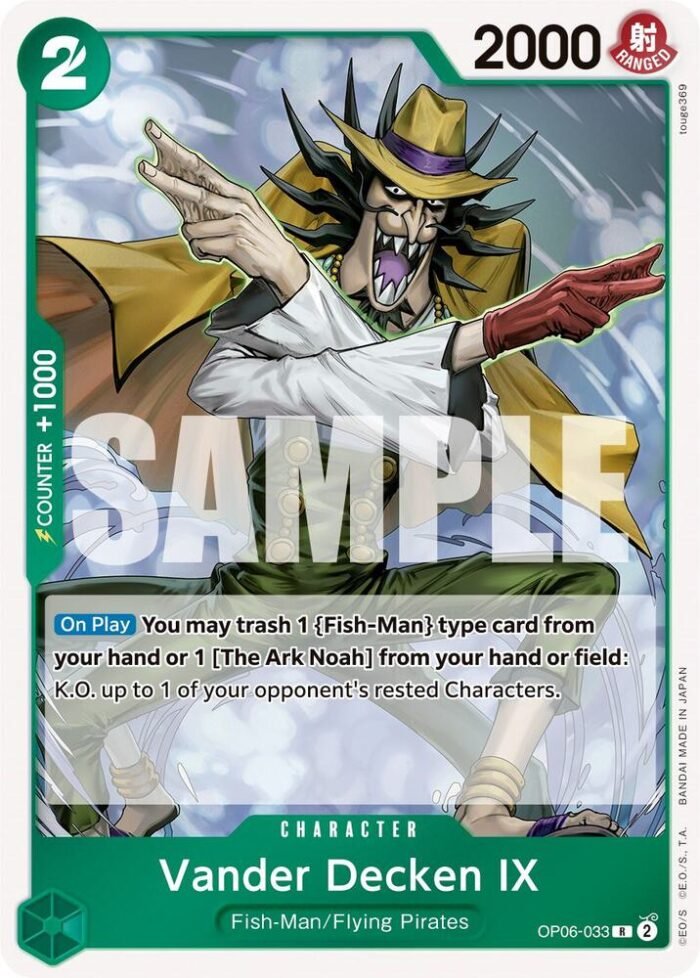 Vander Decken IX - OP06 Wings of the Captain - Imagen 1