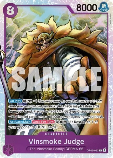 Vinsmoke Judge - OP06 Wings of the Captain