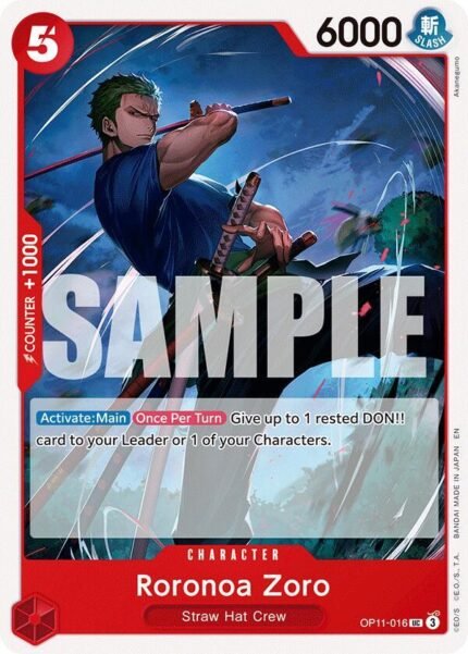 Roronoa Zoro - OP11 A Fist of Divine Speed