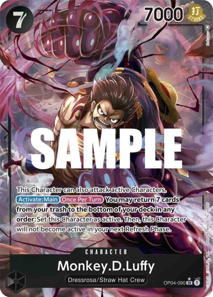 Monkey.D.Luffy - OP04 Kingdoms of Intrigue - Imagen 1