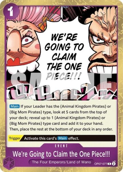 We're Going to Claim the One Piece!!! - OP07 500 Years in the Future