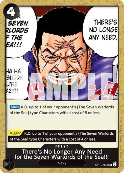 There's No Longer Any Need for the Seven Warlords of the Sea!!! - OP10 Royal Blood