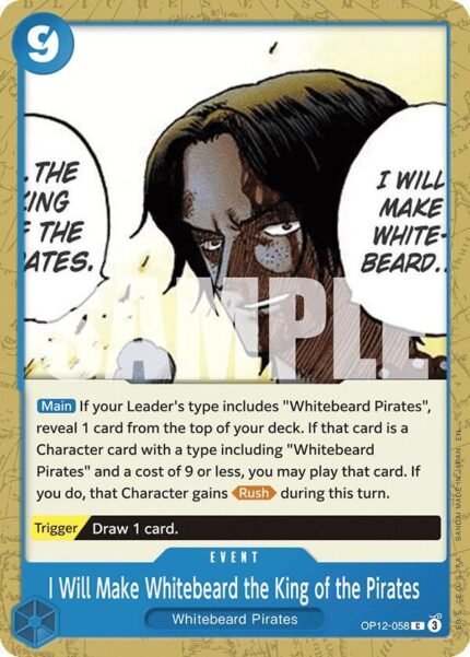 I Will Make Whitebeard the King of the Pirates - OP12 Legacy of the Master