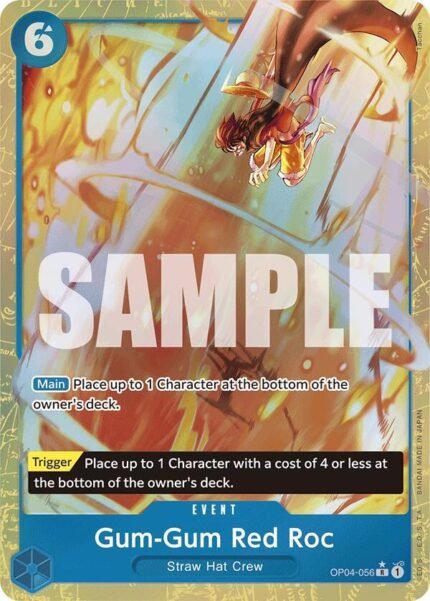 Gum-Gum Red Roc (Alternate Art) - PRB01 Premium Booster -The Best-