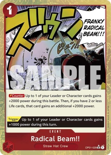 Radical Beam!! (Textured Foil) - PRB01 Premium Booster -The Best-