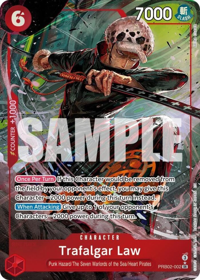 Trafalgar Law (Alternate Art) - PRB02 Premium Booster -The Best- Vol.2 - Imagen 1