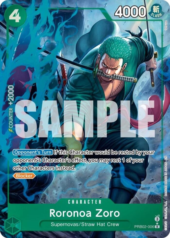 Roronoa Zoro (Alternate Art) - PRB02 Premium Booster -The Best- Vol.2 - Imagen 1