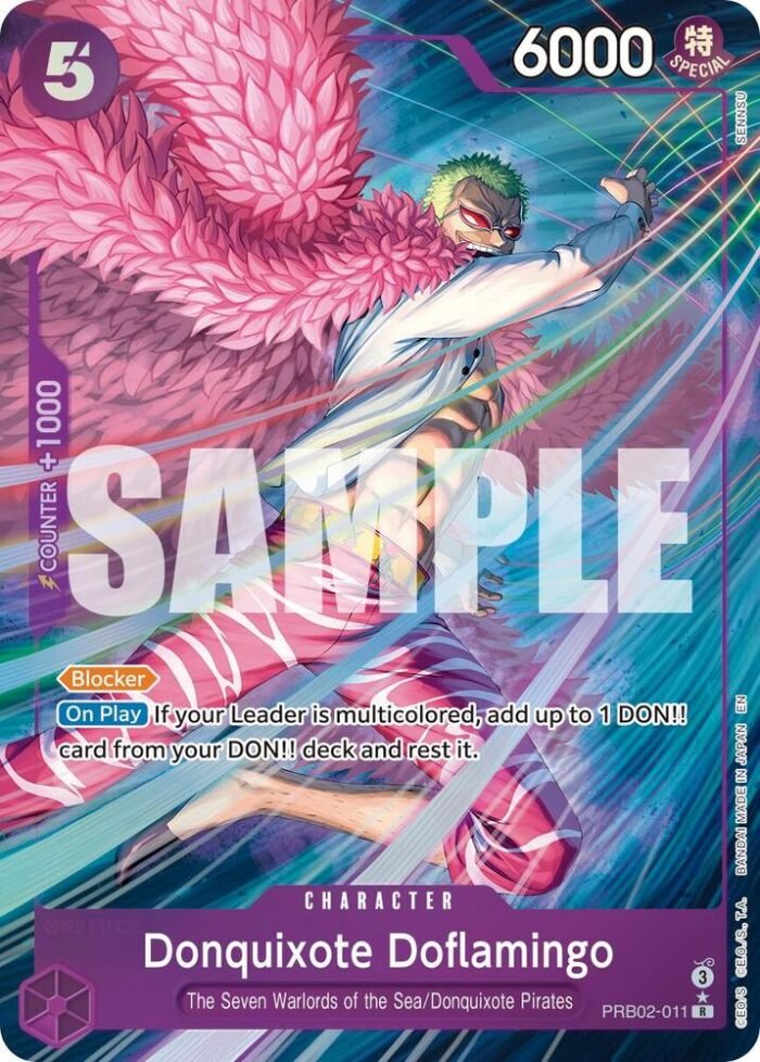 Donquixote Doflamingo (Alternate Art) - PRB02 Premium Booster -The Best- Vol.2 - Imagen 1