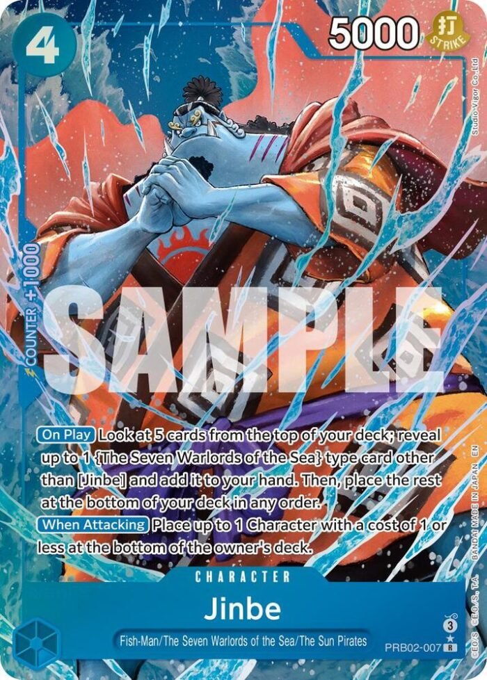 Jinbe (Alternate Art) - PRB02 Premium Booster -The Best- Vol.2 - Imagen 1