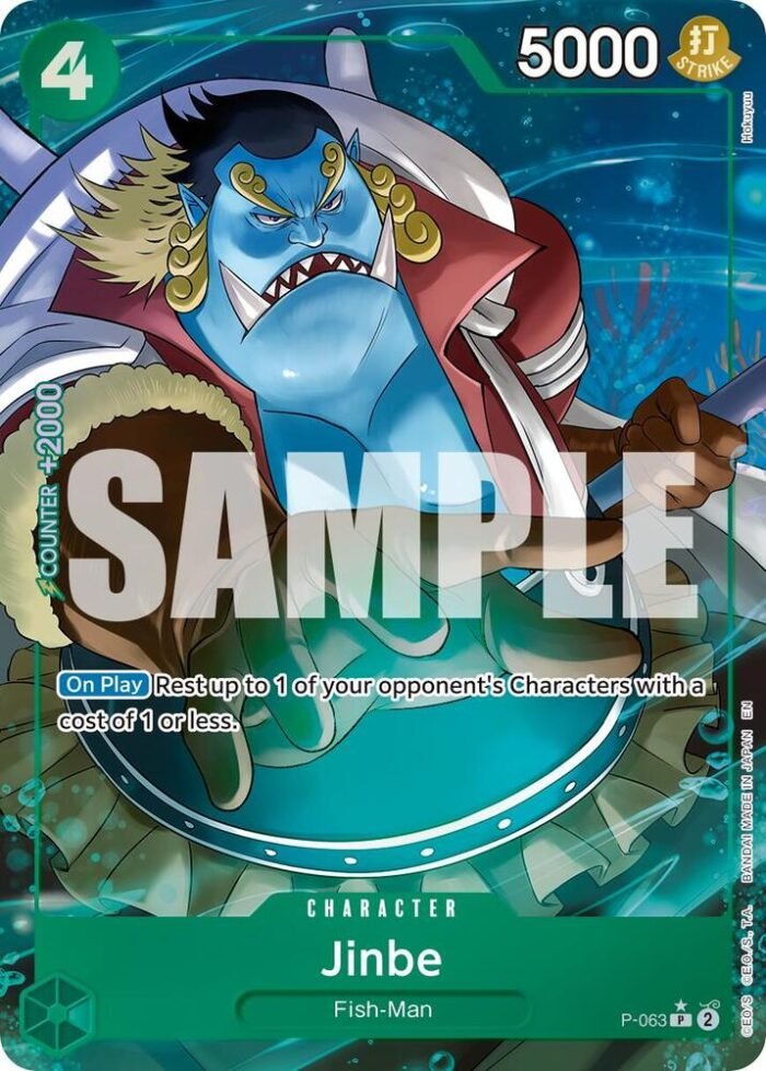 Jinbe (Alternate Art) - PRB02 Premium Booster -The Best- Vol.2 - Imagen 1