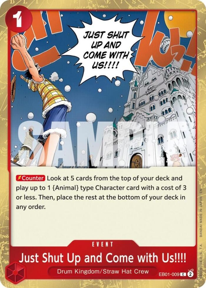 Just Shut Up and Come with Us!!!! (Reprint) - PRB02 Premium Booster -The Best- Vol.2 - Imagen 1