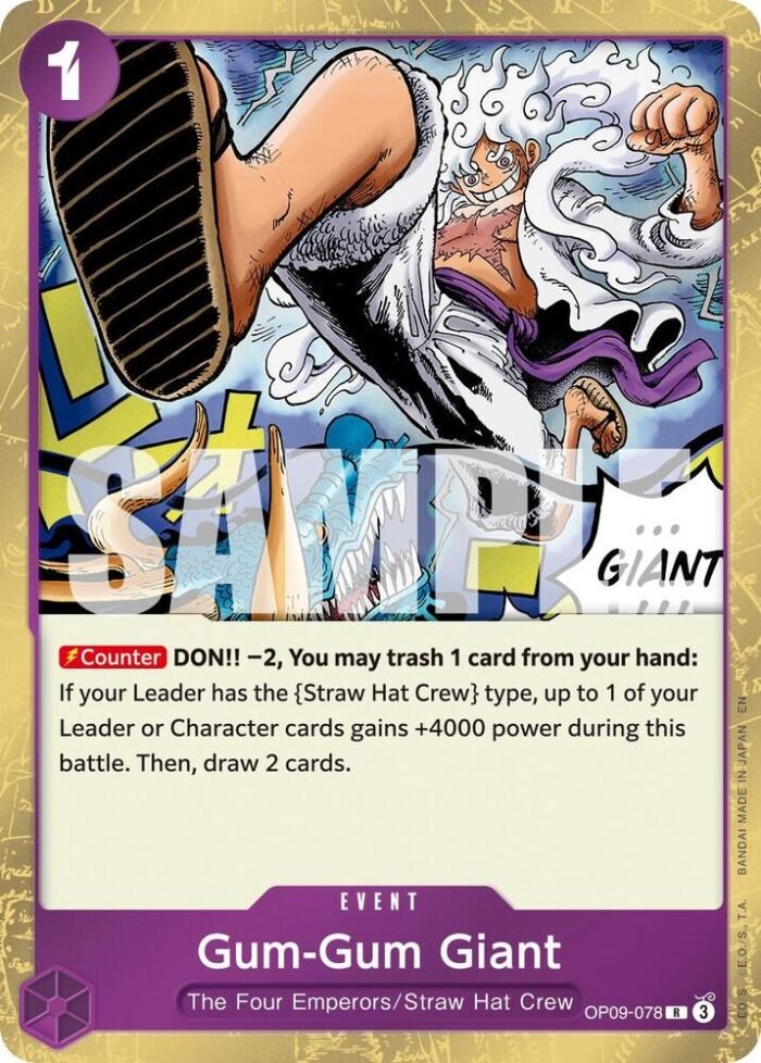 Gum-Gum Giant (Reprint) - PRB02 Premium Booster -The Best- Vol.2 - Imagen 1