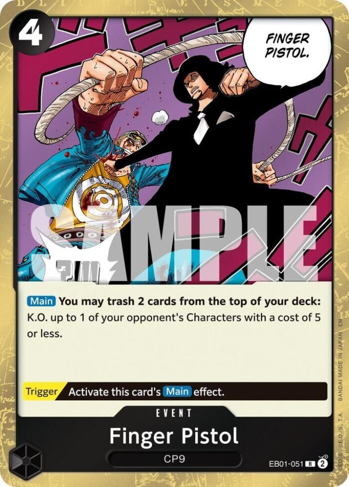Finger Pistol (Reprint) - PRB02 Premium Booster -The Best- Vol.2 - Imagen 1