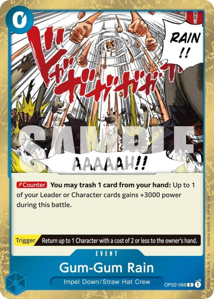 Gum-Gum Rain (Reprint) - PRB02 Premium Booster -The Best- Vol.2 - Imagen 1