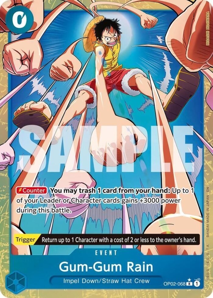 Gum-Gum Rain (Alternate Art) - PRB02 Premium Booster -The Best- Vol.2 - Imagen 1