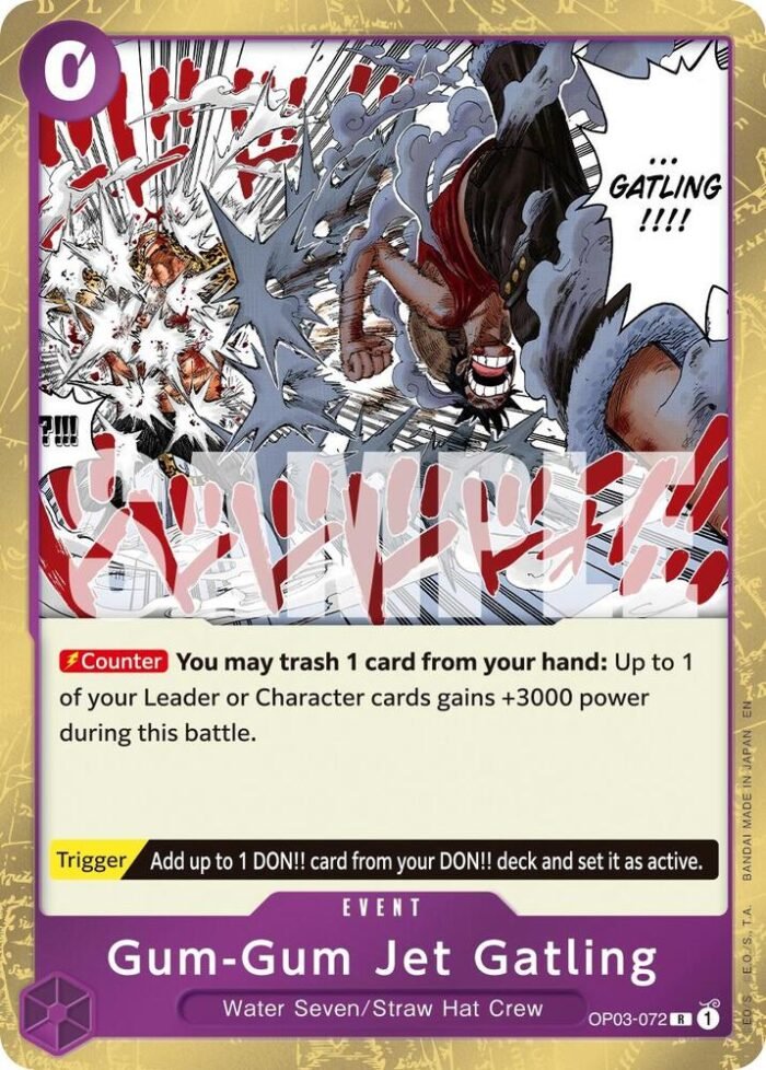 Gum-Gum Jet Gatling (Reprint) - PRB02 Premium Booster -The Best- Vol.2 - Imagen 1