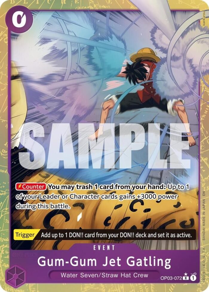 Gum-Gum Jet Gatling (Alternate Art) - PRB02 Premium Booster -The Best- Vol.2 - Imagen 1
