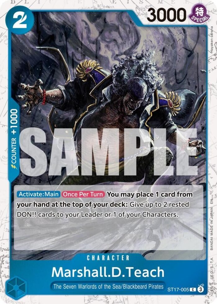 Marshall.D.Teach (Pirate Foil) - PRB02 Premium Booster -The Best- Vol.2 - Imagen 1