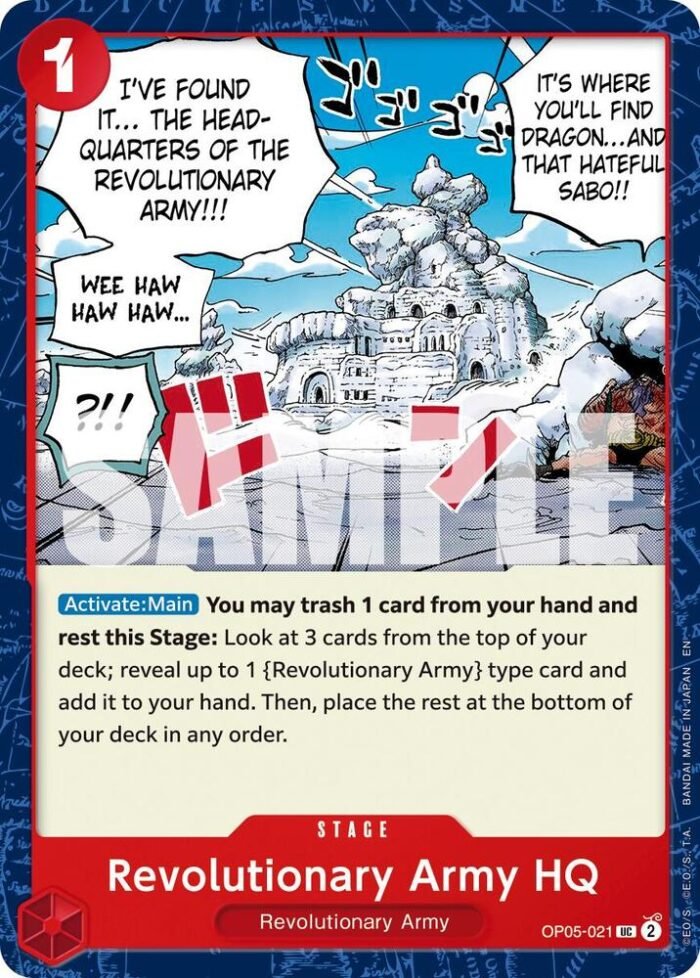Revolutionary Army HQ (Reprint) - PRB02 Premium Booster -The Best- Vol.2 - Imagen 1