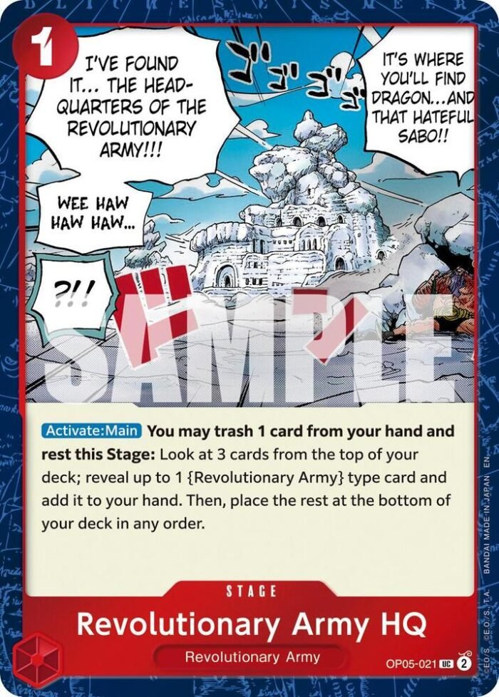 Revolutionary Army HQ (Pirate Foil) - PRB02 Premium Booster -The Best- Vol.2 - Imagen 1