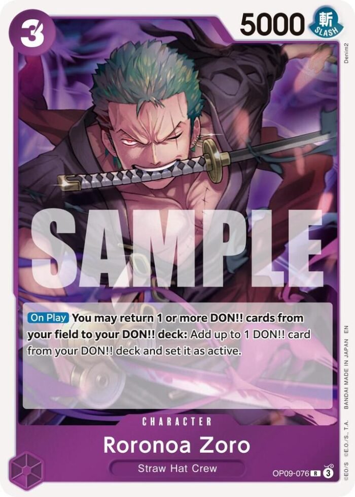 Roronoa Zoro (Reprint) - PRB02 Premium Booster -The Best- Vol.2 - Imagen 1