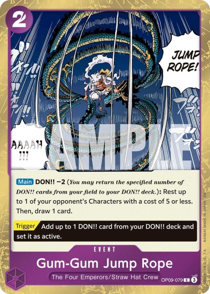Gum-Gum Jump Rope (Pirate Foil) - PRB02 Premium Booster -The Best- Vol.2 - Imagen 1