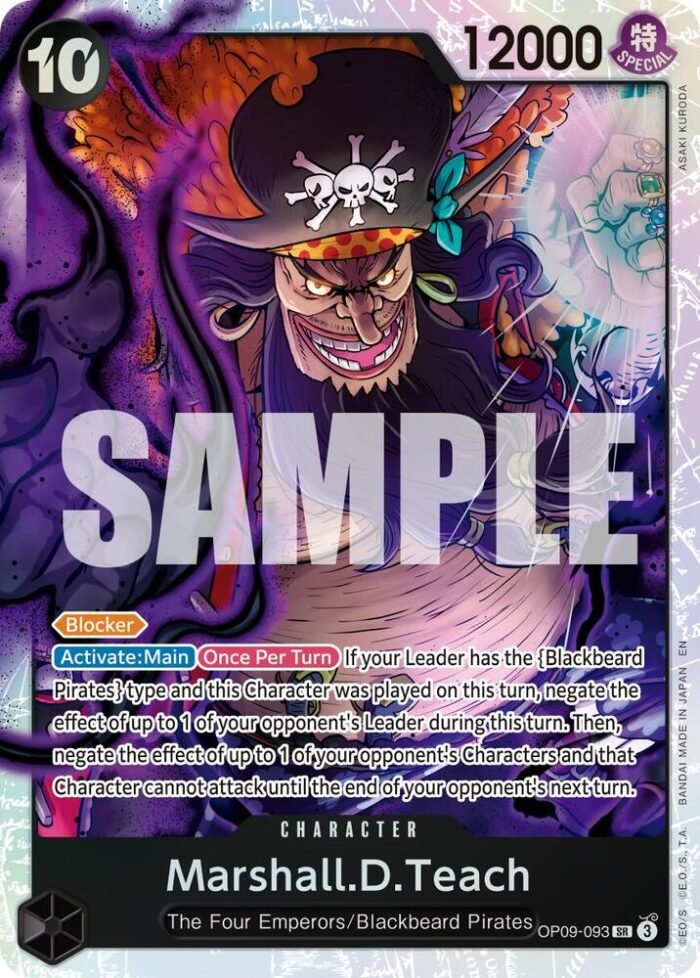 Marshall.D.Teach (Reprint) - PRB02 Premium Booster -The Best- Vol.2 - Imagen 1