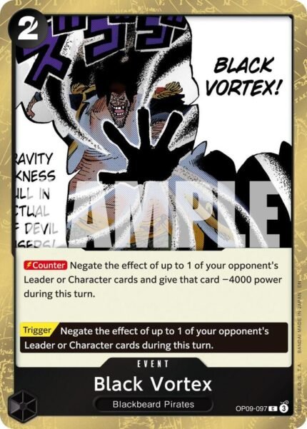 Black Vortex (Pirate Foil) - PRB02 Premium Booster -The Best- Vol.2
