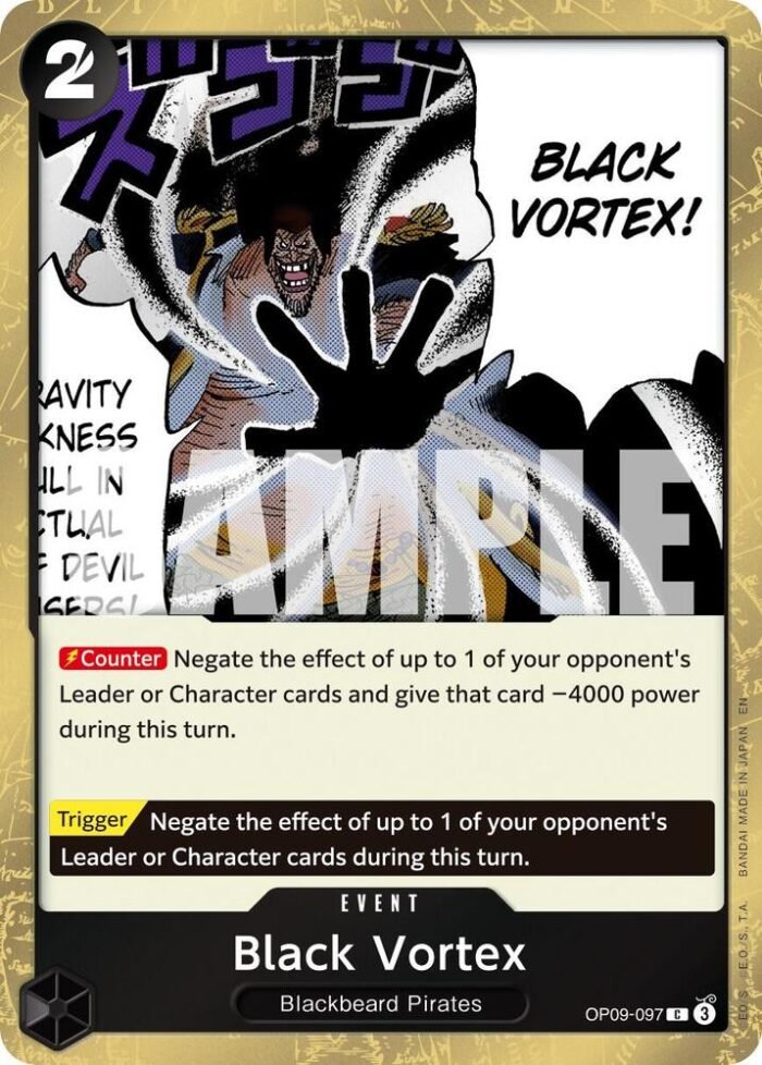 Black Vortex (Reprint) - PRB02 Premium Booster -The Best- Vol.2 - Imagen 1