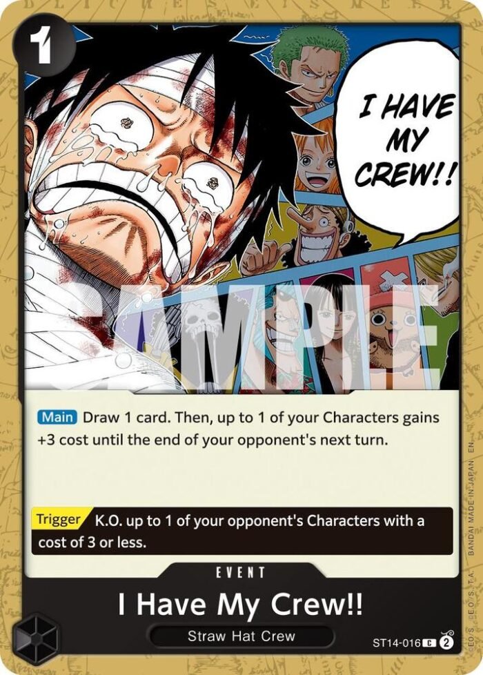 I Have My Crew!! (Reprint) - PRB02 Premium Booster -The Best- Vol.2 - Imagen 1