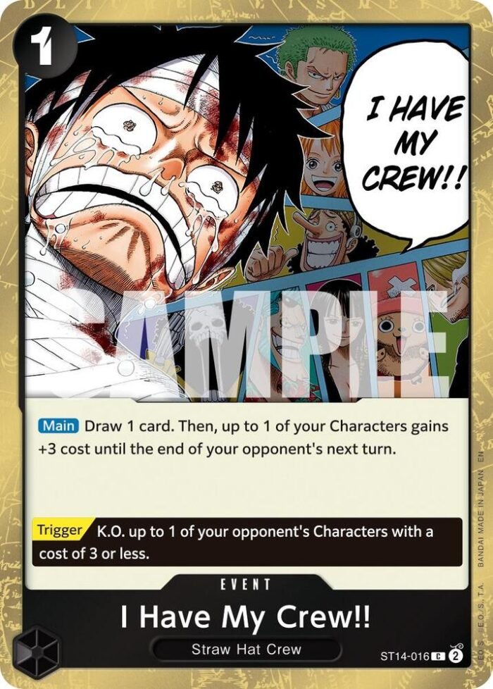 I Have My Crew!! (Pirate Foil) - PRB02 Premium Booster -The Best- Vol.2 - Imagen 1