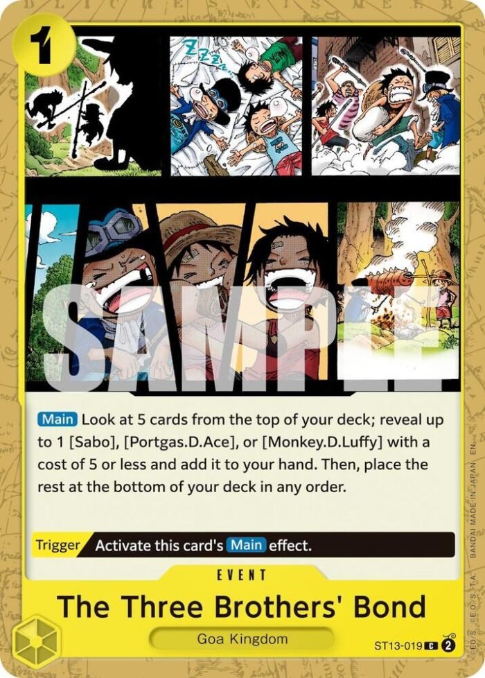 The Three Brothers' Bond (Reprint) - PRB02 Premium Booster -The Best- Vol.2 - Imagen 1