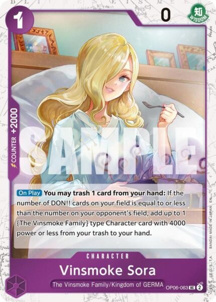 Vinsmoke Sora (Pirate Foil) - PRB02 Premium Booster -The Best- Vol.2
