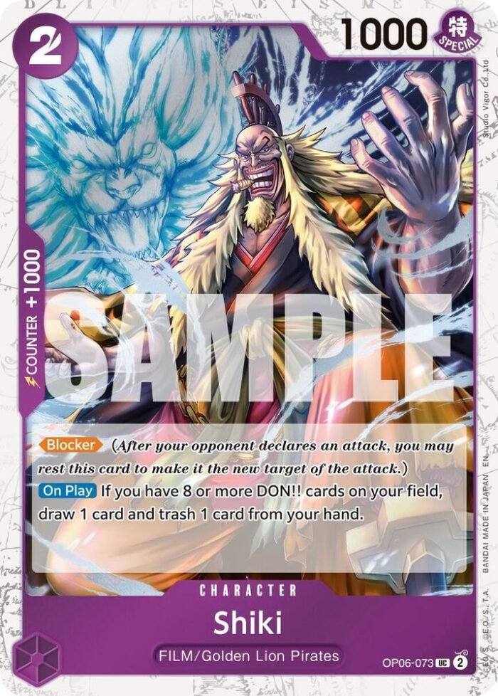 Shiki (Pirate Foil) - PRB02 Premium Booster -The Best- Vol.2 - Imagen 1
