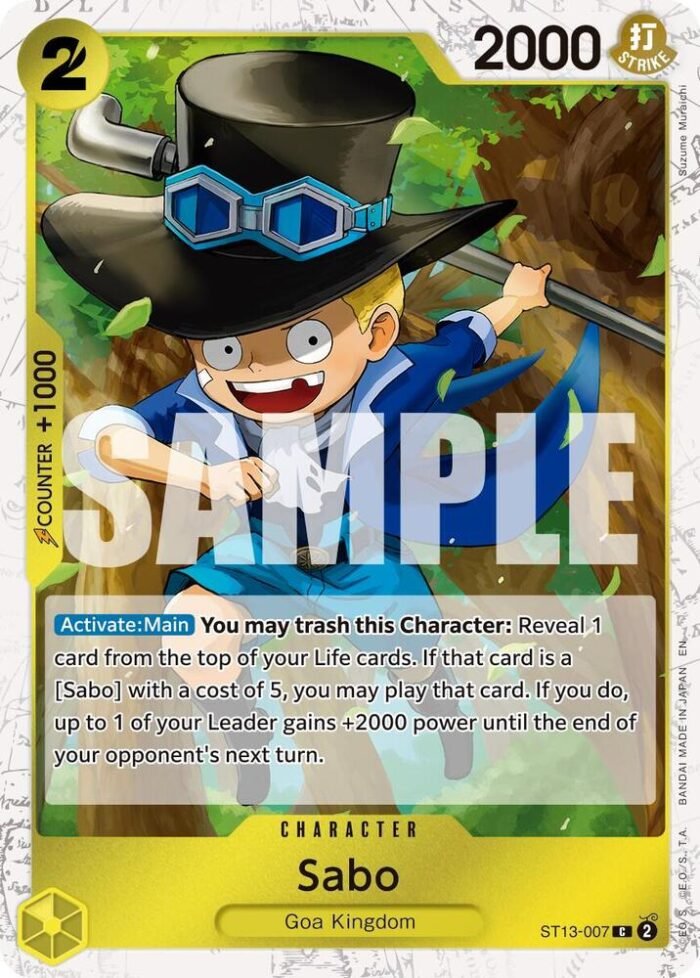 Sabo (Pirate Foil) - PRB02 Premium Booster -The Best- Vol.2 - Imagen 1