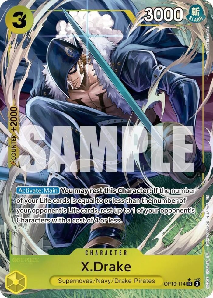 X.Drake (Alternate Art) - PRB02 Premium Booster -The Best- Vol.2 - Imagen 1