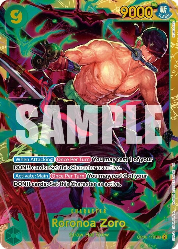 Roronoa Zoro (Reprint) - PRB02 Premium Booster -The Best- Vol.2 - Imagen 1