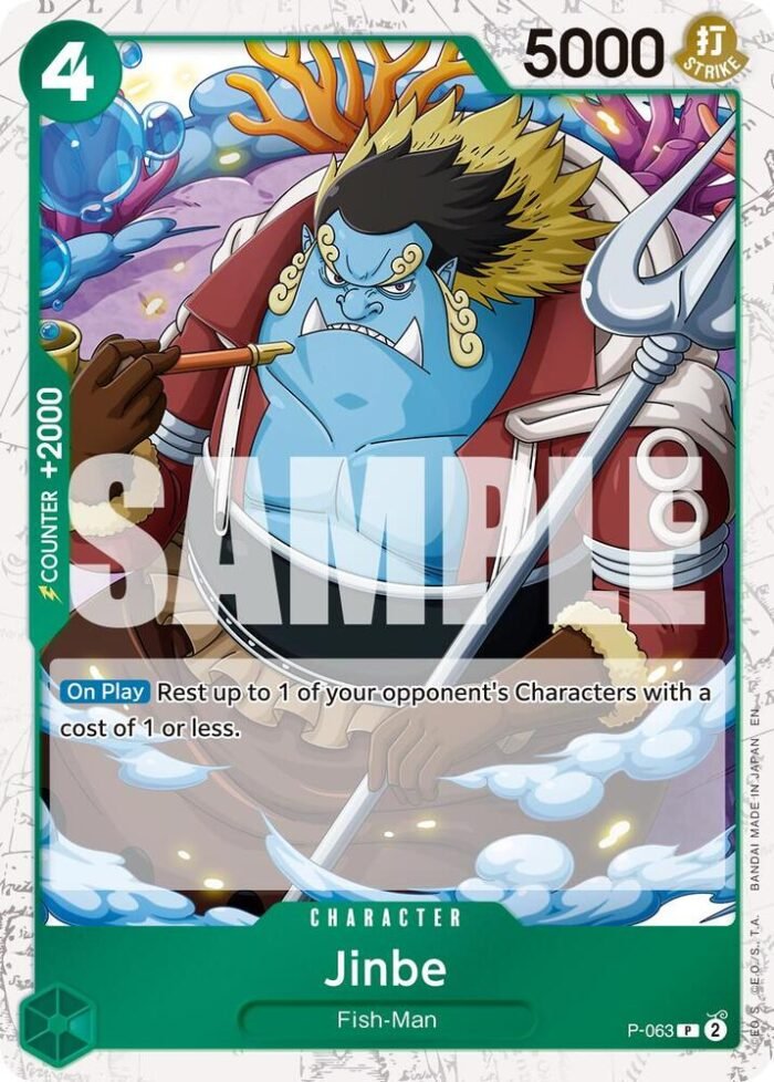 Jinbe (Pirate Foil) - PRB02 Premium Booster -The Best- Vol.2 - Imagen 1