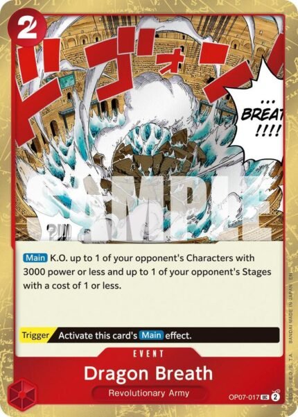 Dragon Breath (Pirate Foil) - PRB02 Premium Booster -The Best- Vol.2
