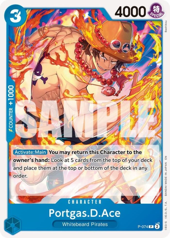 Portgas.D.Ace (Reprint) - PRB02 Premium Booster -The Best- Vol.2 - Imagen 1