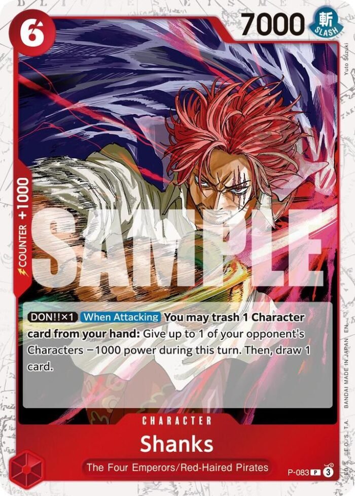 Shanks (Pirate Foil) - PRB02 Premium Booster -The Best- Vol.2 - Imagen 1