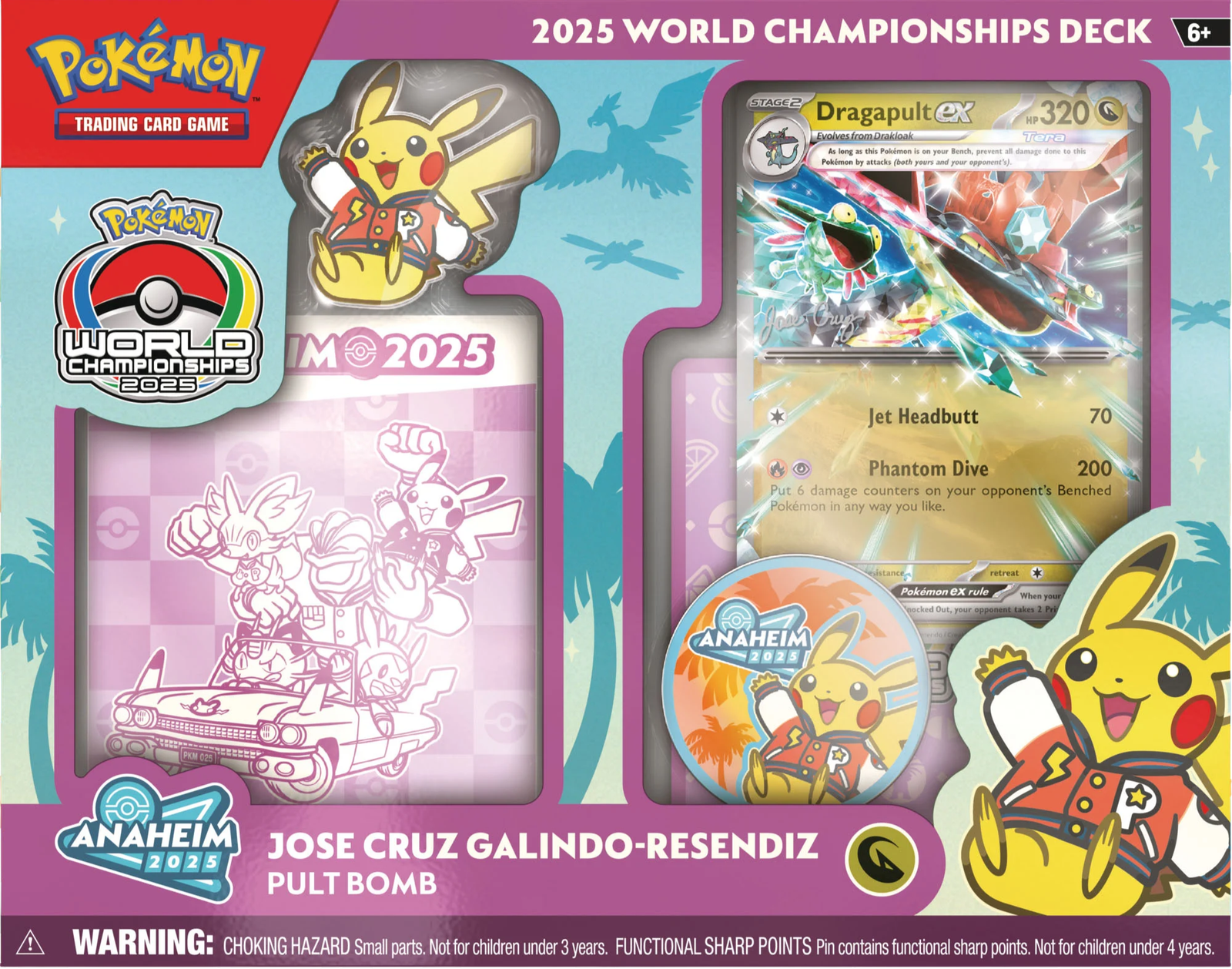 09c4b723-a059-4c27-8e9f-79c10b204b75 Pokemon TCG World Championships Deck 2025 INGLES Pult Bomb - Imagen 1