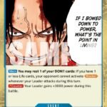 If I Bowed Down to Power, What's the Point in Living? - OP13 Carrying On His Will